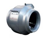 Rohrventilator, Diagonallaufrad BGr 200L. Metall, pulverbeschich