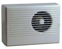 CBF 100LTH Kleinlüfter m. Zeitrelais und Hygrostat,autom. Rücksc
