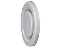 Abluftventil rund, weiß, Rohranschluss 150mm.