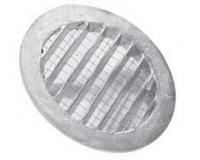 Ansauggitter rund,  Aludruckguss, d= 100mm,  D= 125mm.